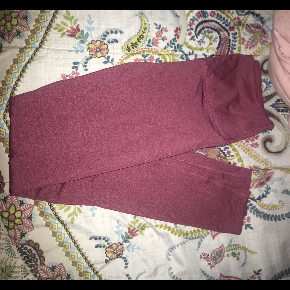 Pink work out leggings
